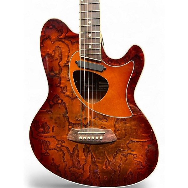 Used Ibanez TCM50 Talman Vintage Brown Sunburst Acoustic Electric Guitar