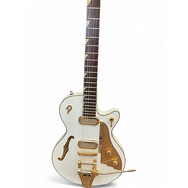 Used Duesenberg STARPLAYER TV PHONIC Alpine White Hollow Body Electric Guitar