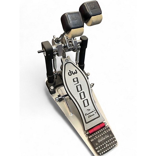 Used DW 9000 Series Double Double Bass Drum Pedal