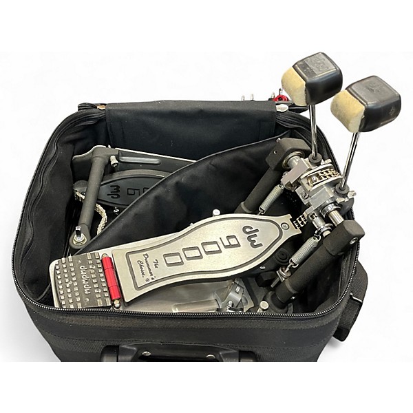 Used DW 9000 Series Double Double Bass Drum Pedal