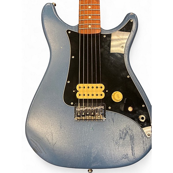 Used Miscellaneous Partscaster Blue Solid Body Electric Guitar