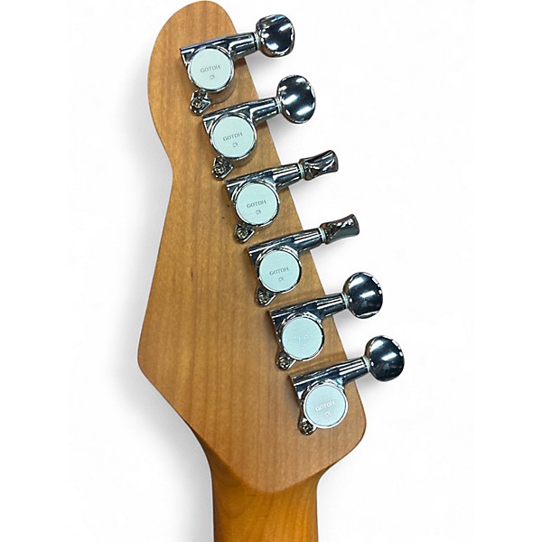 Used Miscellaneous Partscaster Blue Solid Body Electric Guitar