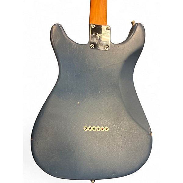 Used Miscellaneous Partscaster Blue Solid Body Electric Guitar