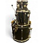 Used 2004 TAMA 4 Piece Rockstar Black Drum Kit thumbnail
