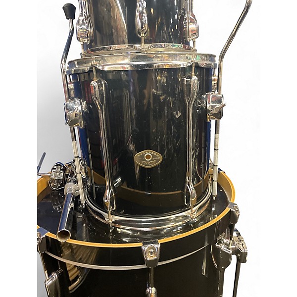 Used 2004 TAMA 4 Piece Rockstar Black Drum Kit