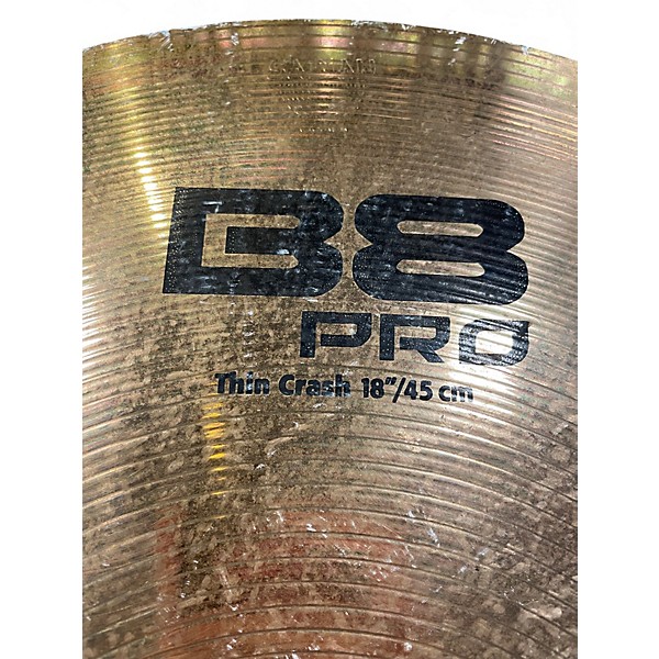 Used SABIAN 18in B8 PRO THIN CRASH Cymbal