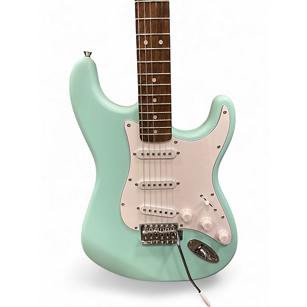 Used Squier Standard Stratocaster Daphne Blue Solid Body Electric Guitar