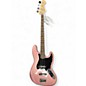 Used Squier Affinity Jazz Bass Burgundy Mist Electric Bass Guitar thumbnail