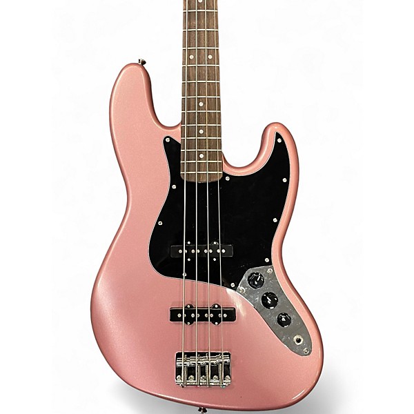 Used Squier Affinity Jazz Bass Burgundy Mist Electric Bass Guitar