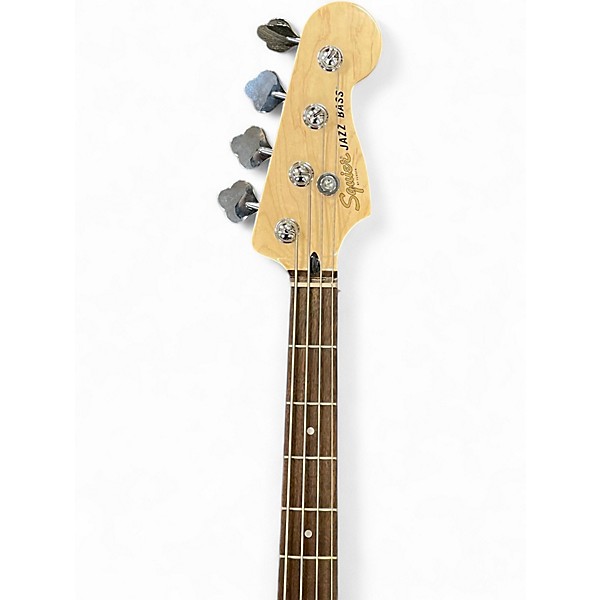 Used Squier Affinity Jazz Bass Burgundy Mist Electric Bass Guitar