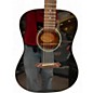 Used Fender CD60 Dreadnought Black Acoustic Guitar