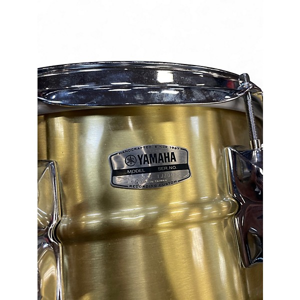 Used Yamaha 6.5X13 RECORDING CUSTOM SNARE BRASS Drum