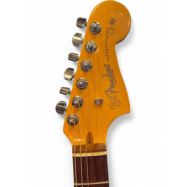Used Fender American Professional II Jazzmaster 3 Tone Sunburst Solid Body Electric Guitar