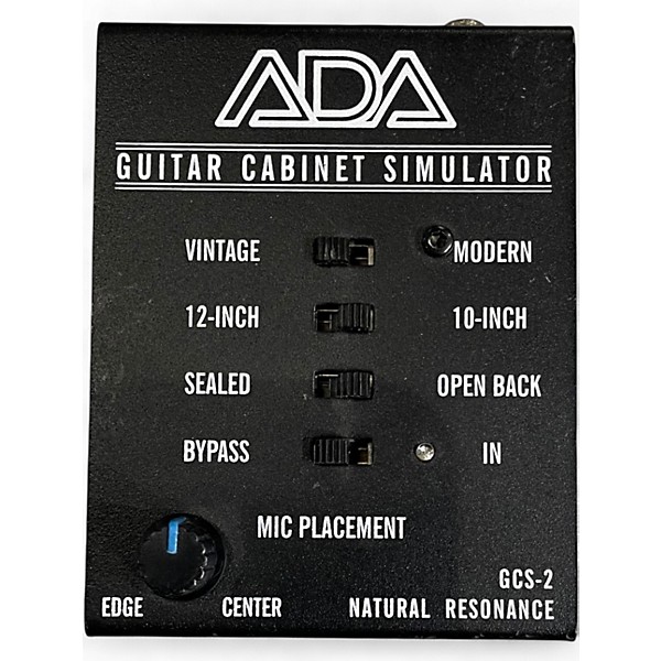 Used ADA Signal Processors GCS-2 Guitar Cabinet Simulator Pedal