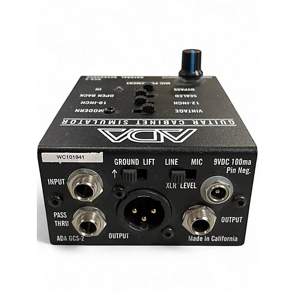 Used ADA Signal Processors GCS-2 Guitar Cabinet Simulator Pedal