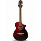 Used Ibanez AEWC32FM Crimson Burst Acoustic Guitar thumbnail