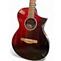 Used Ibanez AEWC32FM Crimson Burst Acoustic Guitar