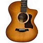 Used Taylor 214CE Plus Special Zircote Edge Burst Acoustic Electric Guitar