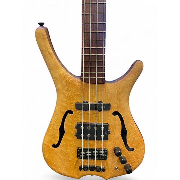 Used Warwick INIFINITY 4 B.E. SEMI HOLLOW Natural Electric Bass Guitar