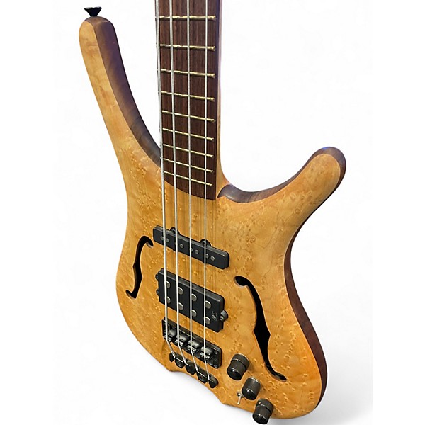 Used Warwick INIFINITY 4 B.E. SEMI HOLLOW Natural Electric Bass Guitar