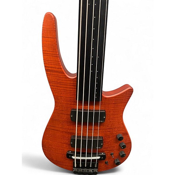 Used NS Design CR5 5 String Fretless Natural Electric Bass Guitar
