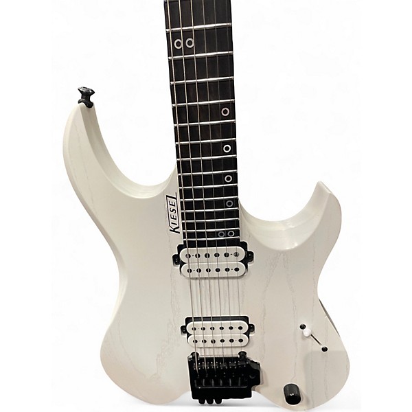 Used Kiesel VADER Antique White Solid Body Electric Guitar