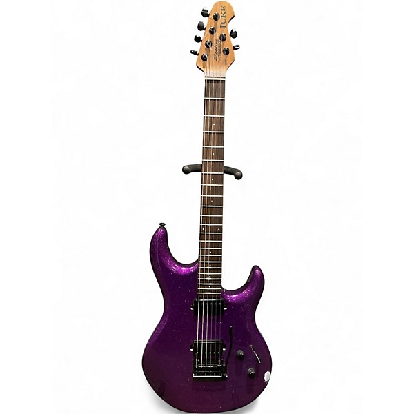 Used Sterling by Music Man Luke LK100 Purple Solid Body Electric Guitar