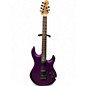 Used Sterling by Music Man Luke LK100 Purple Solid Body Electric Guitar thumbnail
