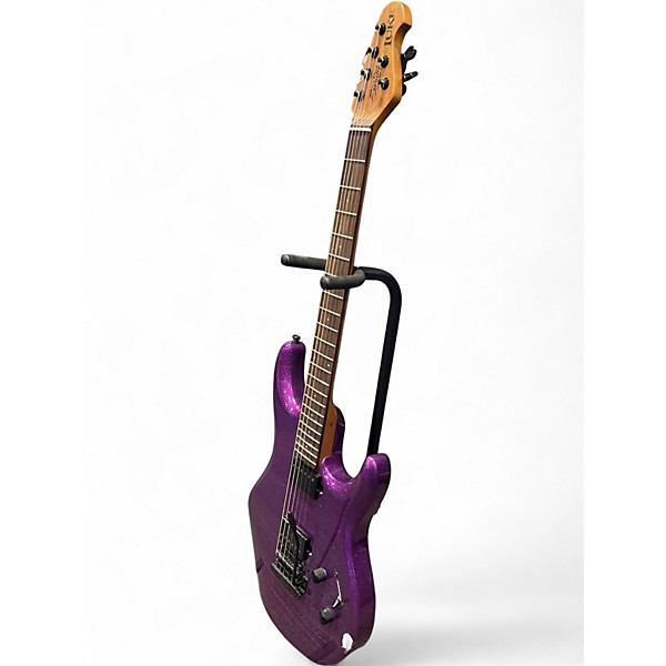 Used Sterling by Music Man Luke LK100 Purple Solid Body Electric Guitar