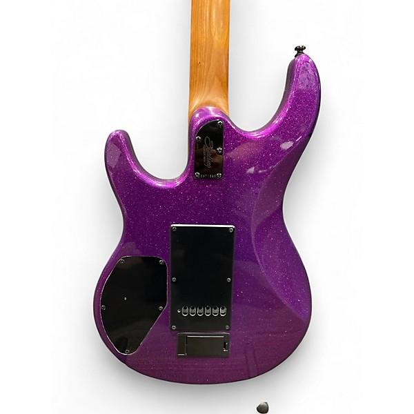 Used Sterling by Music Man Luke LK100 Purple Solid Body Electric Guitar