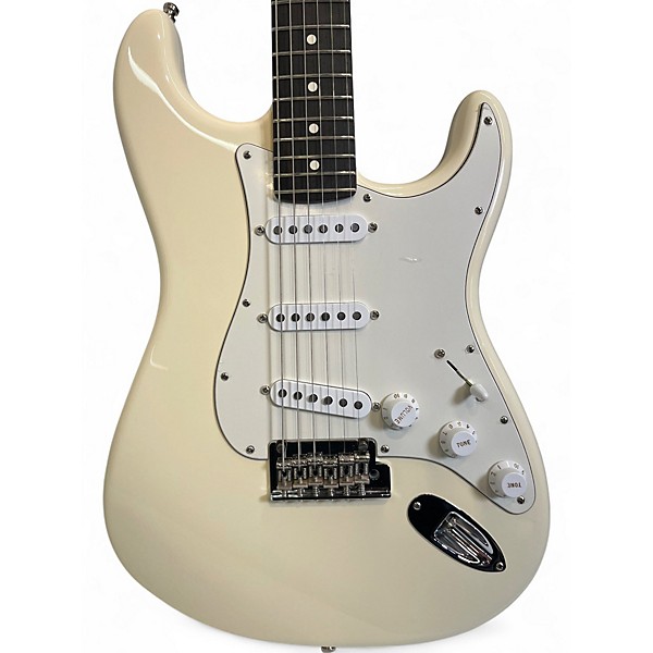 Used Fender Mod Shop Stratocaster Arctic White Solid Body Electric Guitar