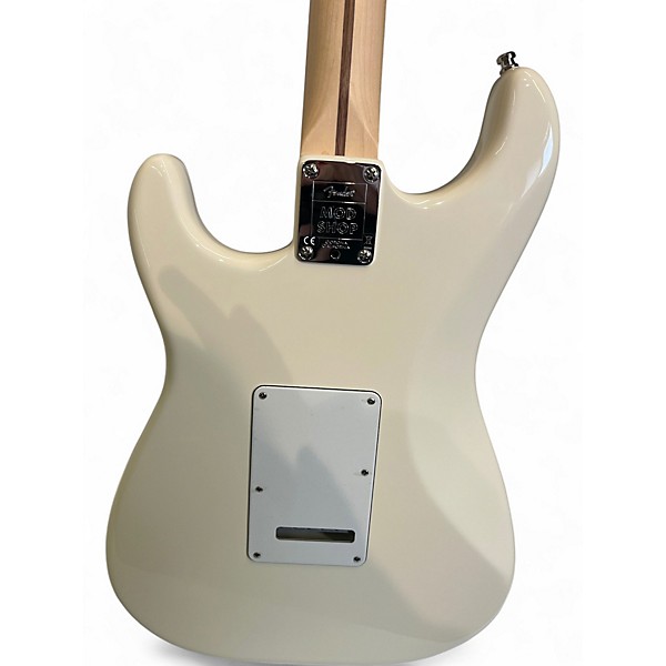 Used Fender Mod Shop Stratocaster Arctic White Solid Body Electric Guitar