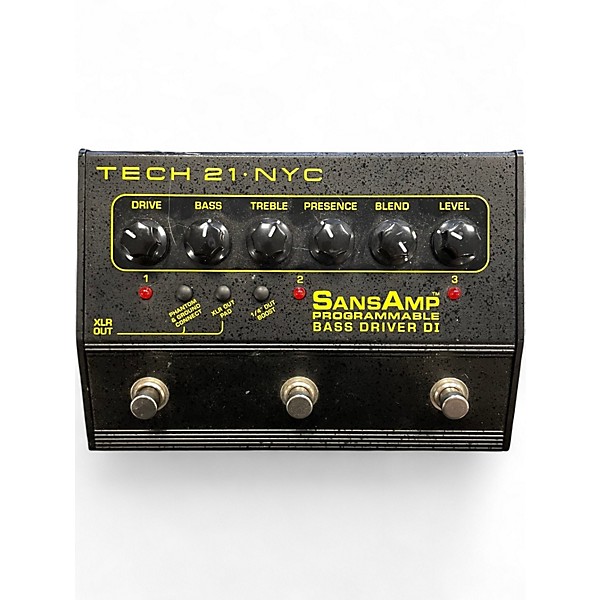 Used Tech 21 SANSAMP BASS DRIVER DI Effect Pedal