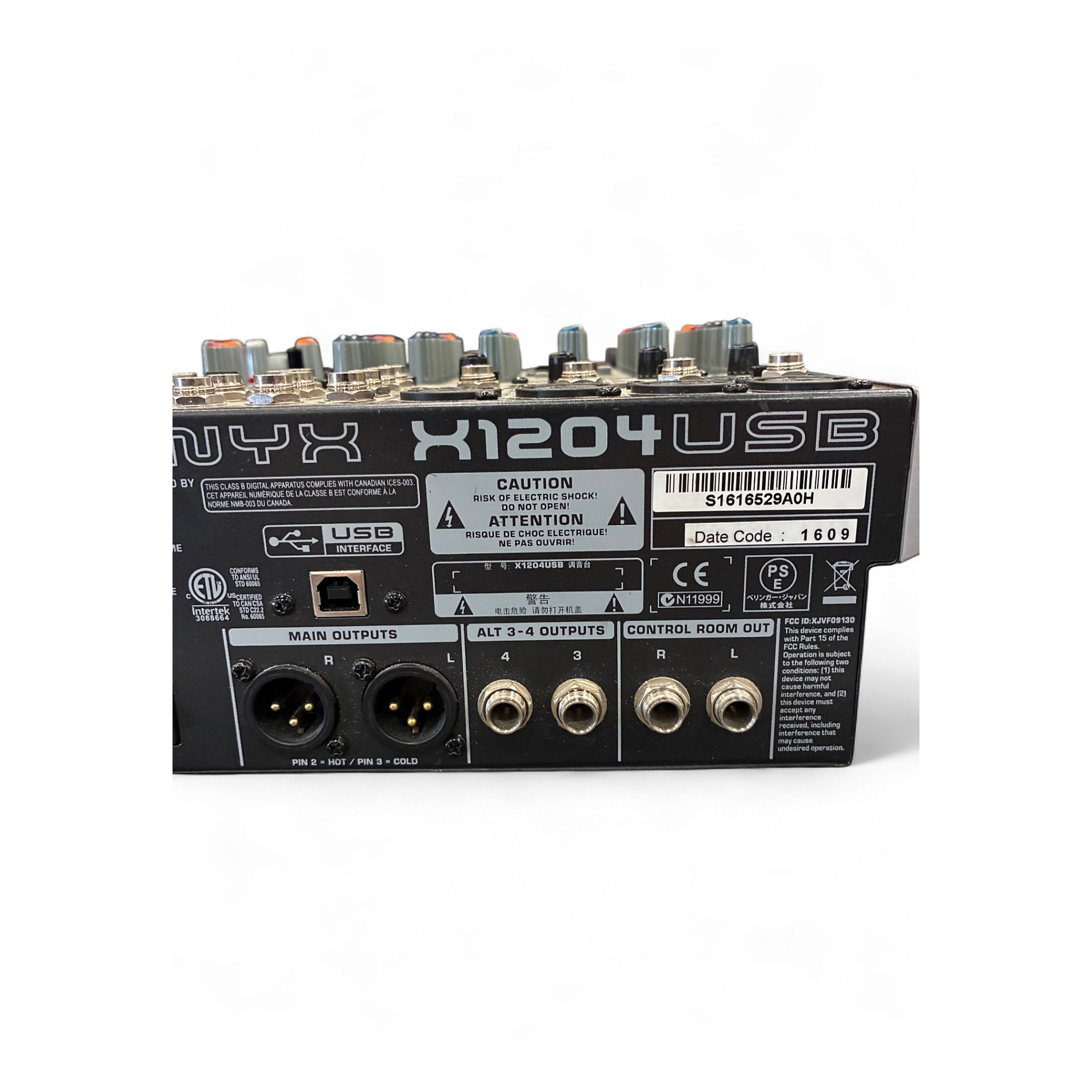 Used Behringer Xenyx 1204USB Unpowered Mixer | Guitar Center