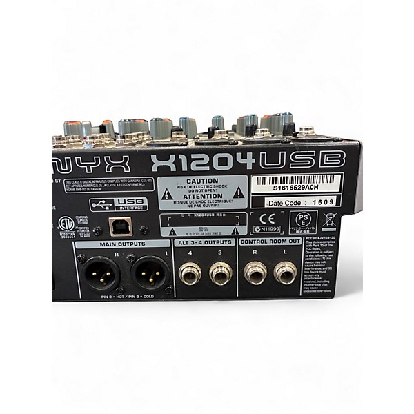 Used Behringer Xenyx 1204USB Unpowered Mixer