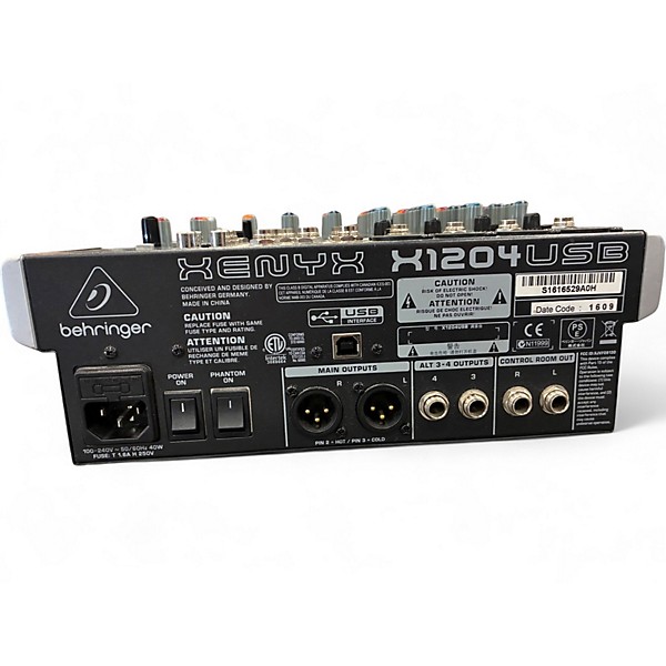 Used Behringer Xenyx 1204USB Unpowered Mixer