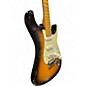 Used 2011 Fender American Deluxe Stratocaster V Neck 2 Tone Sunburst Solid Body Electric Guitar