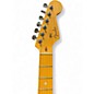 Used 2011 Fender American Deluxe Stratocaster V Neck 2 Tone Sunburst Solid Body Electric Guitar