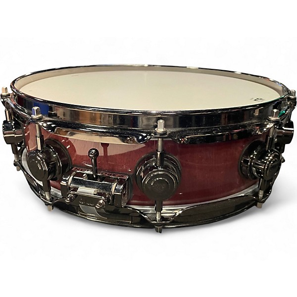 Used DW 4X14 USA Collector's Series Purpleheart VLT Natural Drum