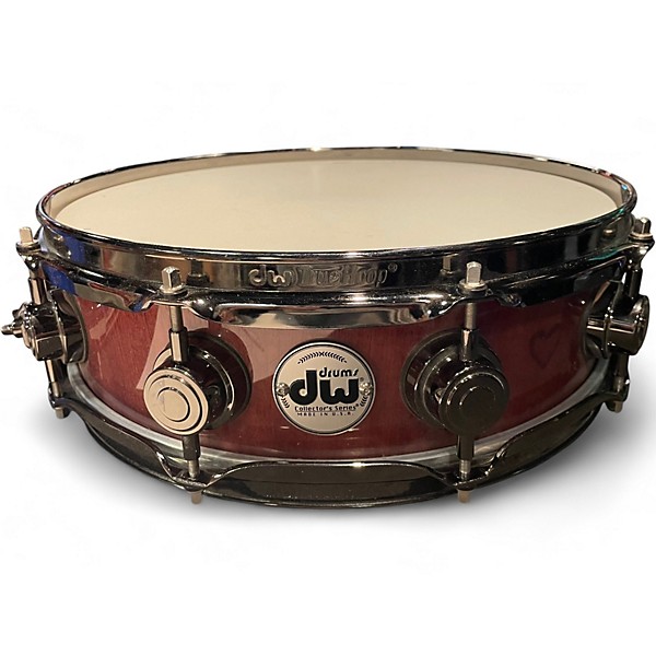 Used DW 4X14 USA Collector's Series Purpleheart VLT Natural Drum