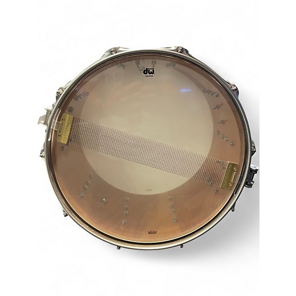 Used DW 7X14 USA Collector's Series Birch HVLT Brushed Chrome Hardware Natural Drum