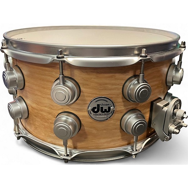 Used DW 7X14 USA Collector's Series Birch HVLT Brushed Chrome Hardware Natural Drum