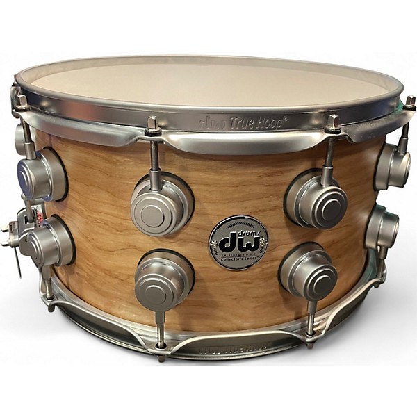 Used DW 7X14 USA Collector's Series Birch HVLT Brushed Chrome Hardware Natural Drum