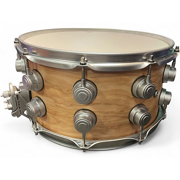 Used DW 7X14 USA Collector's Series Birch HVLT Brushed Chrome Hardware Natural Drum
