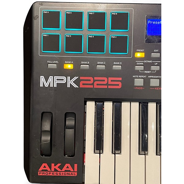 Used Akai Professional MPK225 25-Key MIDI Controller