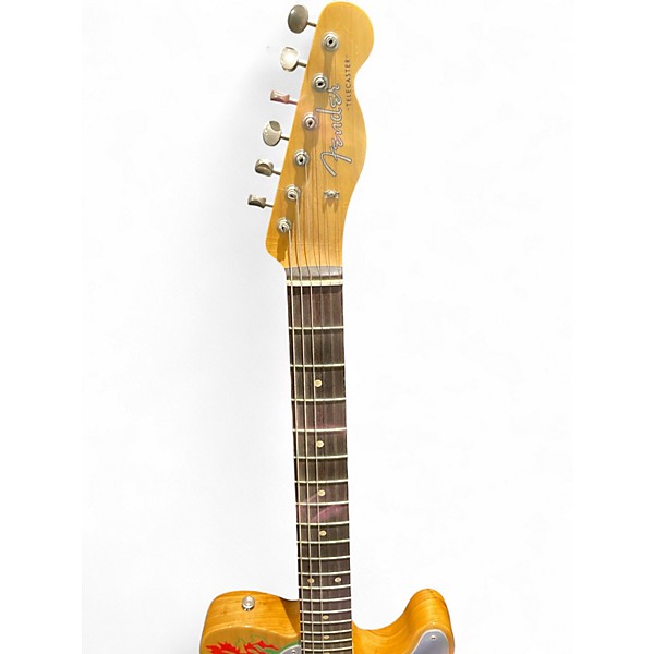 Used Fender Jimmy Page Dragon Art Telecaster Natural Solid Body Electric Guitar