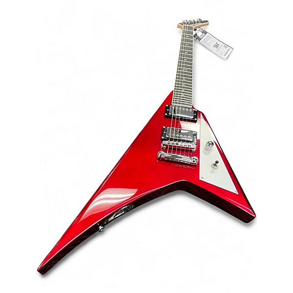 Used Kramer CHARLIE PARRA VANGUARD Candy Apple Red Solid Body Electric Guitar