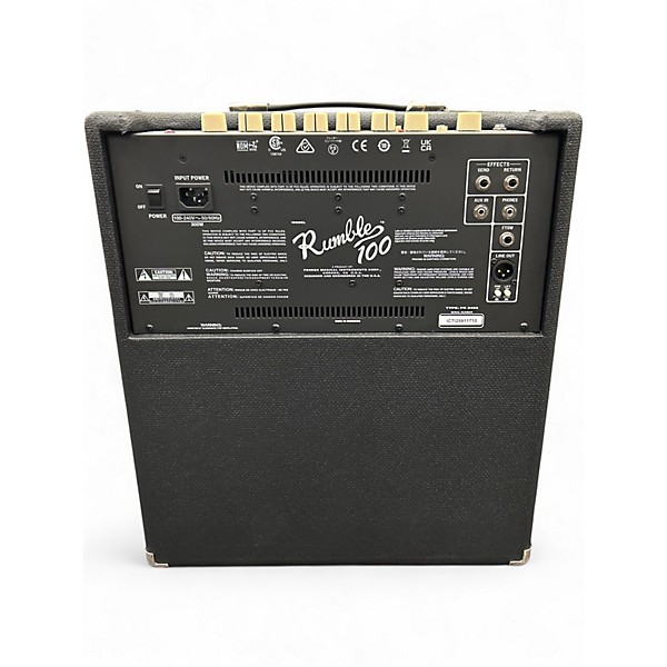 Used Fender Rumble 100 1x15 100W Bass Combo Amp