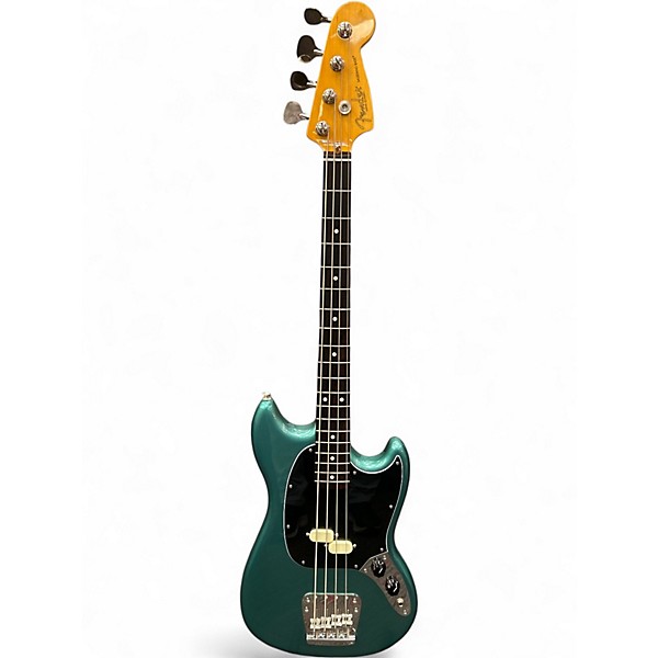 Used 2025 Fender American Pro Classic Mustang Bass Sherwood Green Electric Bass Guitar