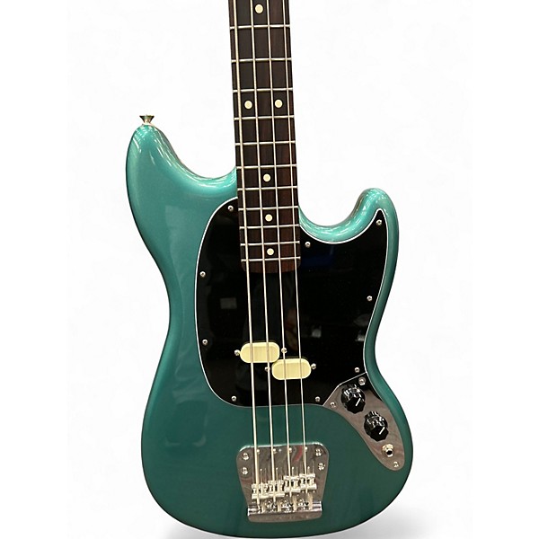 Used 2025 Fender American Pro Classic Mustang Bass Sherwood Green Electric Bass Guitar